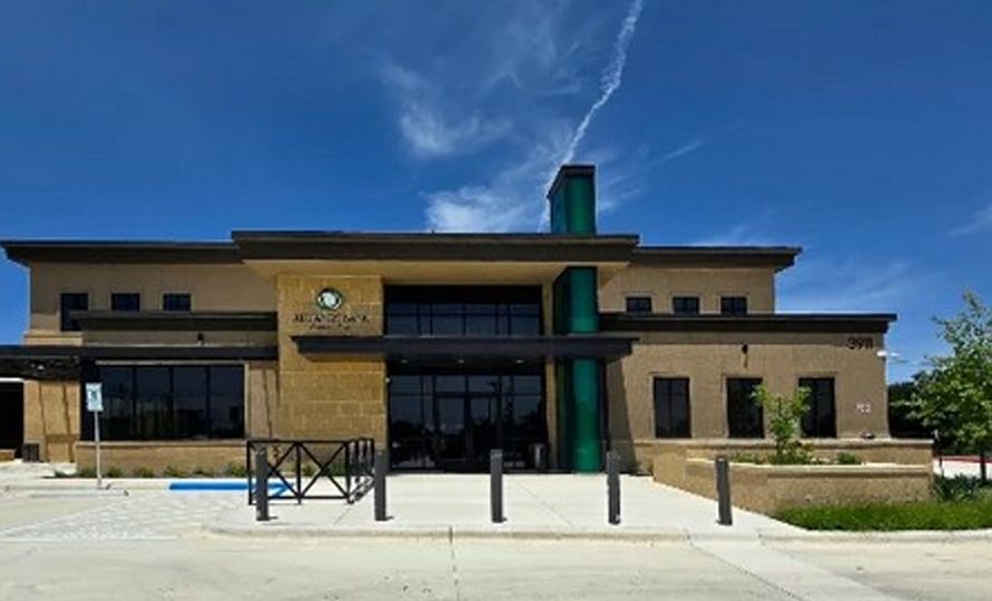 Alliance Bank — completed commercial banking building